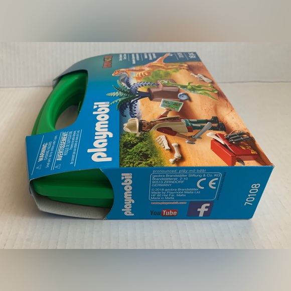 PLAYMOBIL Dino Explorer Carry Case 70108 18pc Playset - Picture 3 of 6